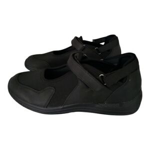 Drew Women's Buttercup Mary Jane Black Comfort Stretch Fabric Size 9.5